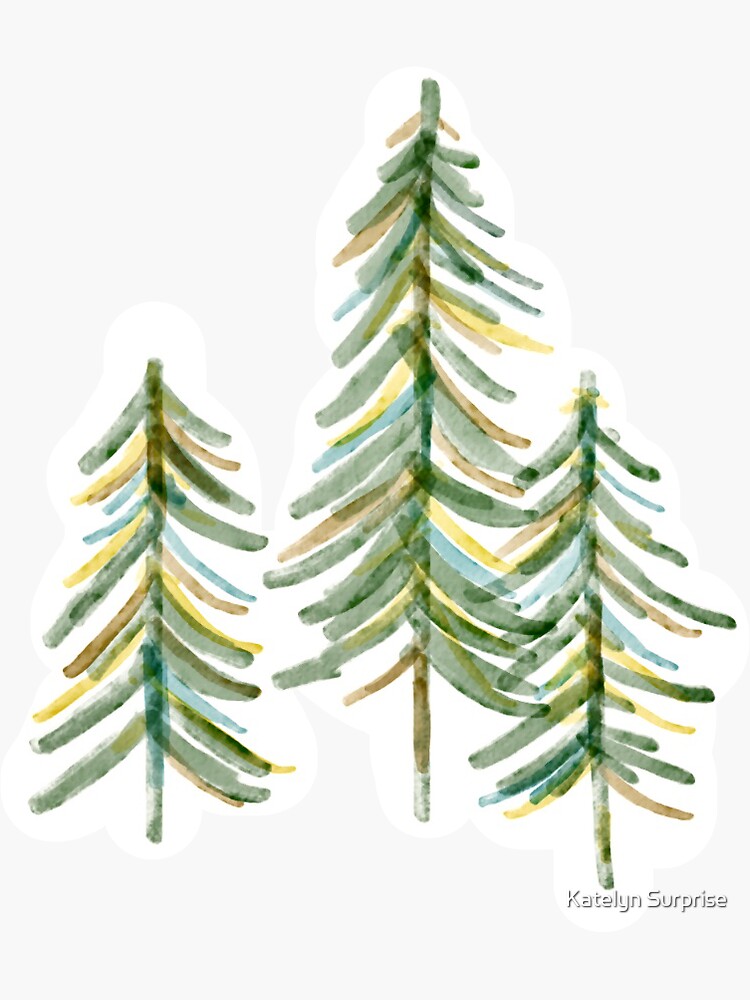 Trees Sticker by Yellowdaisi
