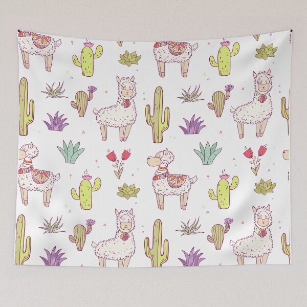 Item preview, Sunny Llamas Pattern designed and sold by Olya Yatsenko.
