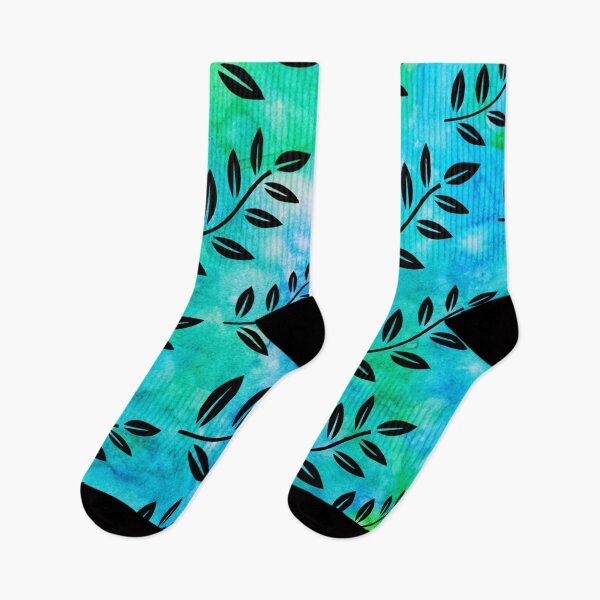 Item preview, Leaves on Branch Blue Green  designed and sold by RosalieReeves.
