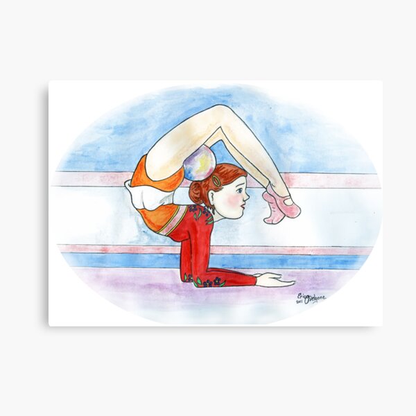 Rhythmic Gymnast Canvas Print