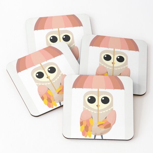 Item preview, Owl under umbrella designed and sold by SofyDigitalArt.