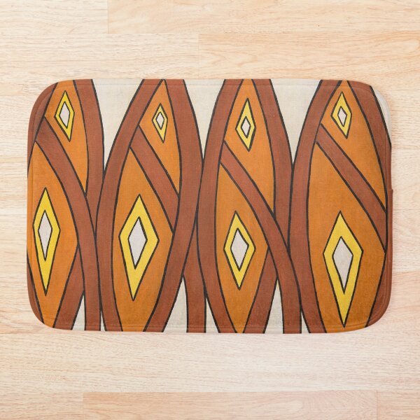 Crocodile Totem Design Bath Mat