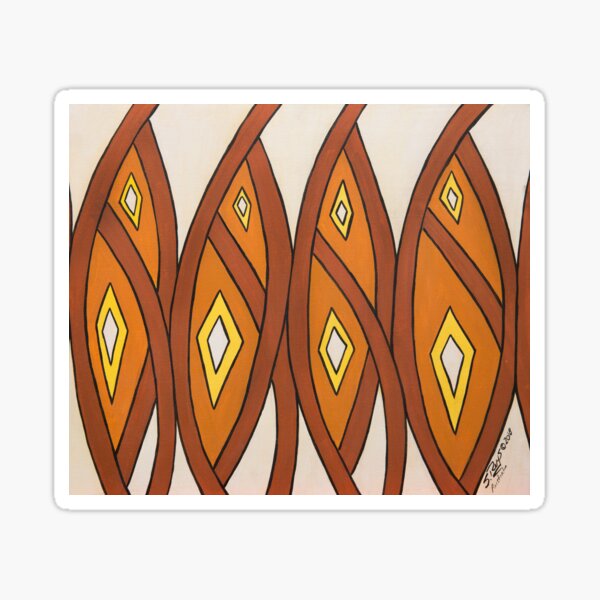 Crocodile Totem Design Sticker