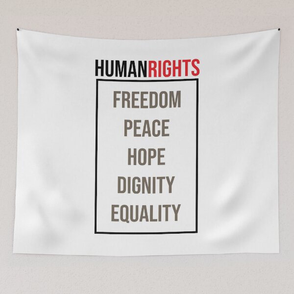 Item preview, Human rights freedom, peace, hope dignity, equality designed and sold by SVDesignatVasil.
