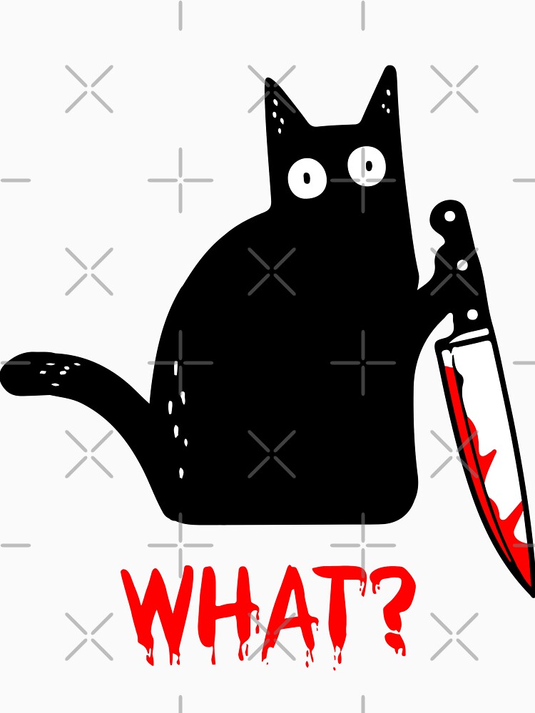 Download "Funny Murderous Black Cat Holding Knife Costume - Cat ...