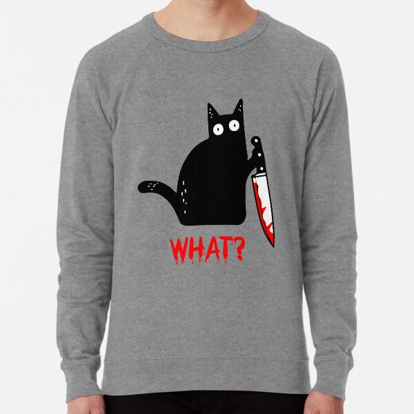 Funny Cat Sweatshirts Hoodies Redbubble - roblox black cat tail