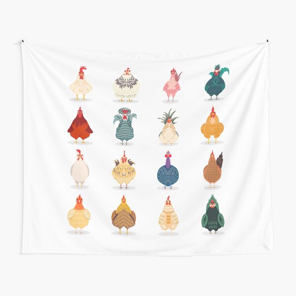 Cute Chicken Tapestry