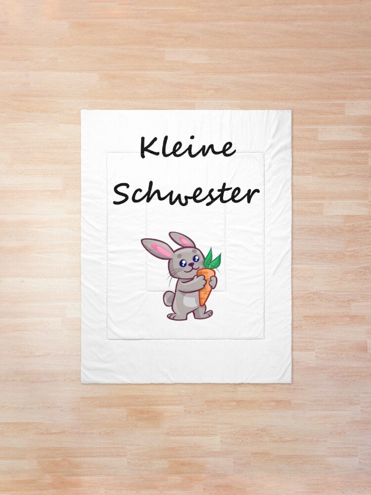 Alternate view of Little sister with cute animal design Comforter
