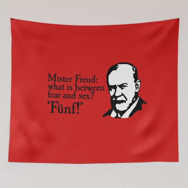 Item preview, Sr. Freud, ¿qué hay entre el miedo y el sexo? Fünf Sigmund designed and sold by LaundryFactory.