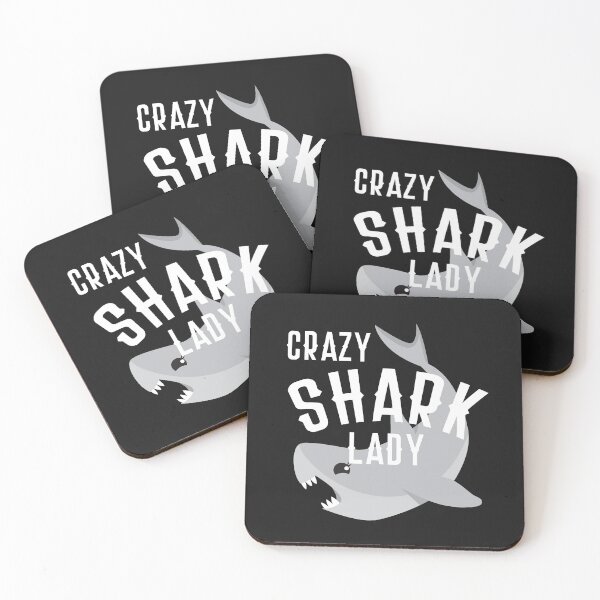 Item preview, Crazy Shark Lady BITEY designed and sold by jazzydevil.