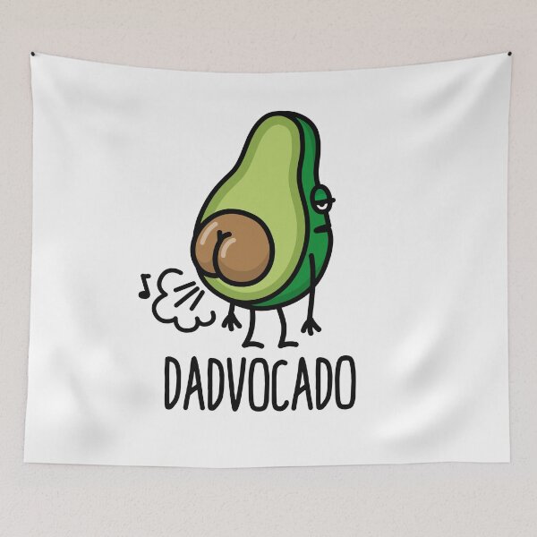 Item preview, Dadvocado funny farting avocado dad fart daddy designed and sold by LaundryFactory.