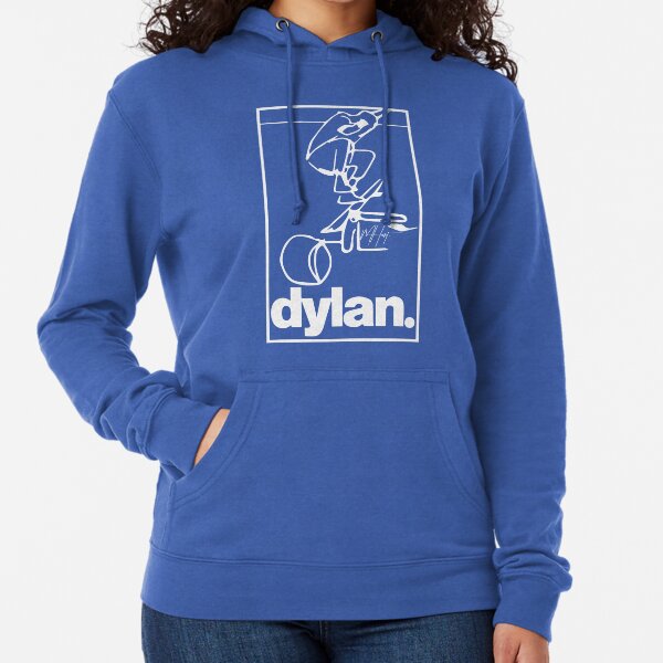 "DYLAN IMPOSSIBLE" (white lines) Lightweight Hoodie