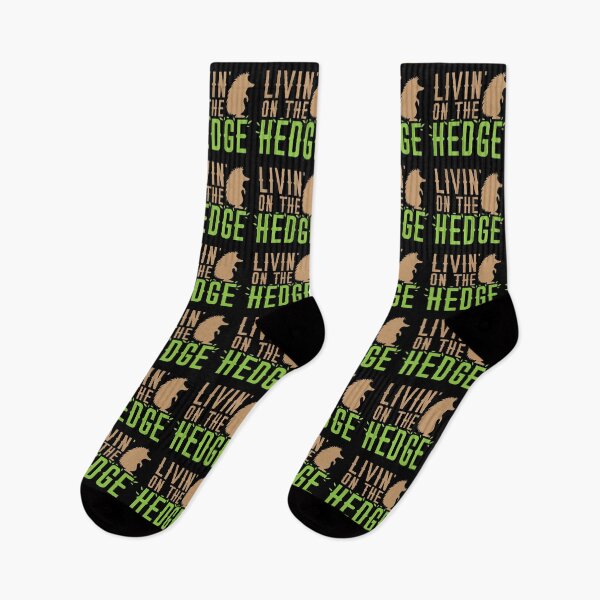 Item preview, Livin on the HEDGE (Cute hedgehog pun shirt) designed and sold by jazzydevil.