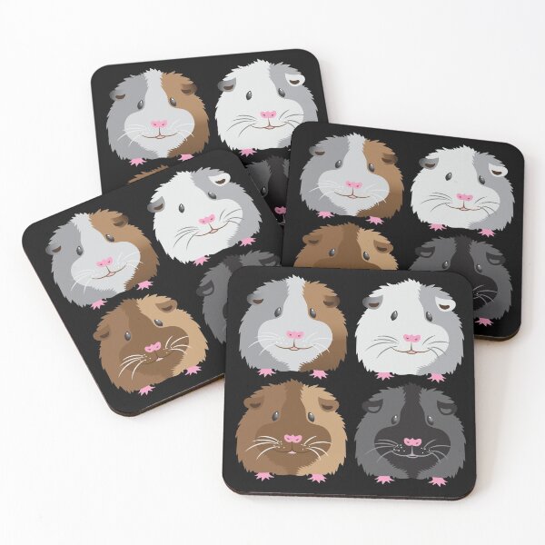 Item preview, Four piggies (guinea pigs) designed and sold by jazzydevil.