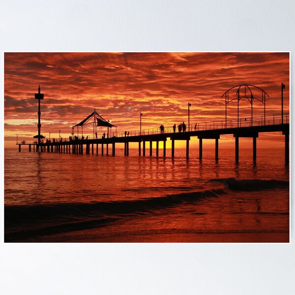 Item preview, Brighton Jetty, 'Red' S.A designed and sold by BenClarkImagery.