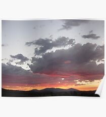 Sunset Over Klamath Falls Poster