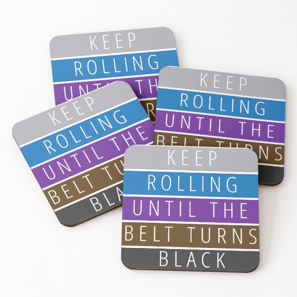 Item preview, Keep Rolling | BJJ | Black belt | Jiu Jitsu Brush designed and sold by faixapreta.