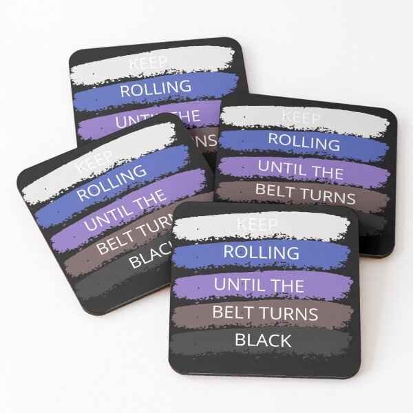 Item preview, Keep Rolling | BJJ | Black belt | Jiu Jitsu Brush designed and sold by faixapreta.
