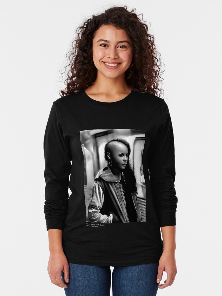 Alternate view of In Transit (Graphite drawing) Long Sleeve T-Shirt