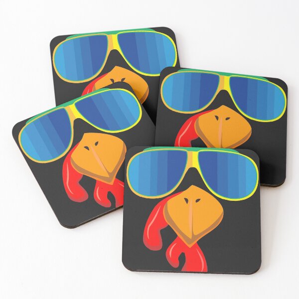 Item preview, Turkey Face Cool Thanksgiving fashion bird in sunglasses  designed and sold by alenaz.
