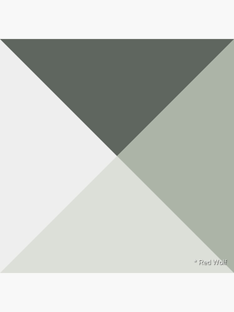 Geometric Pattern: Pyramid: Moss by redwolfoz