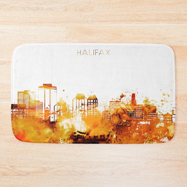 Item preview, Halifax Canada Red Yellow Skyline designed and sold by DimDom.