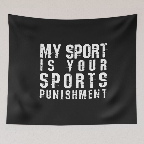 Item preview, My Sport is Your Sports Punishment Funny Marathon Running Cross Country Athlete Gift designed and sold by alenaz.