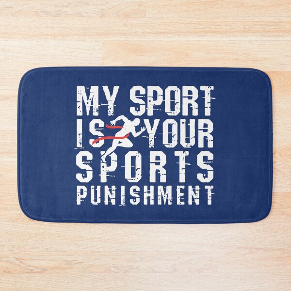 Item preview, Running My Sport is Your Sports Punishment Athlete at the Finish Red Ribbon  designed and sold by alenaz.