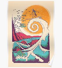 Surf Before Christmas Poster