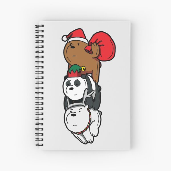Item preview, We Bare Bears™ Christmas Themed Bears designed and sold by sketchNkustom.