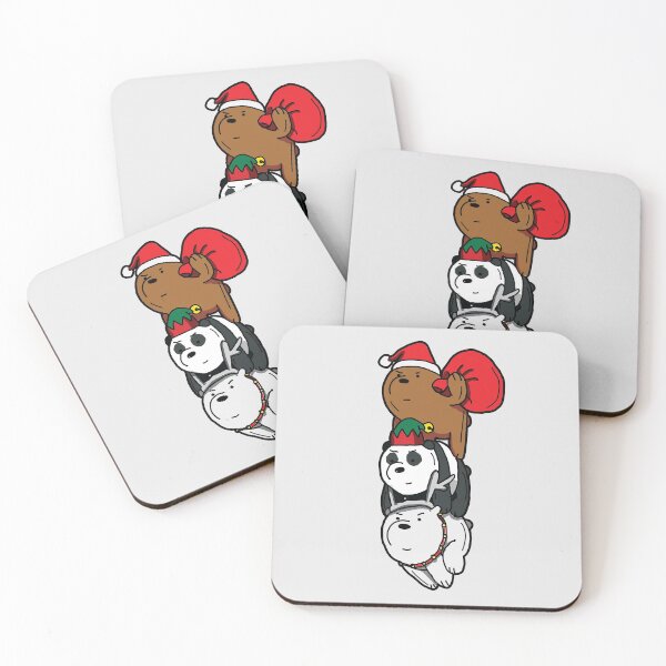 Item preview, We Bare Bears™ Christmas Themed Bears designed and sold by sketchNkustom.
