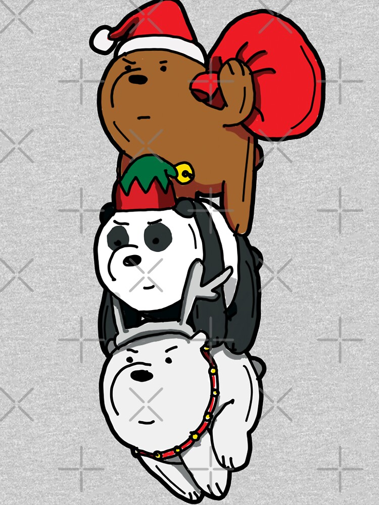We Bare Bears™ Christmas Themed Bears by sketchNkustom