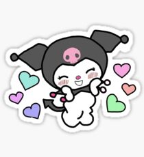 Blushing Kuromi Sticker