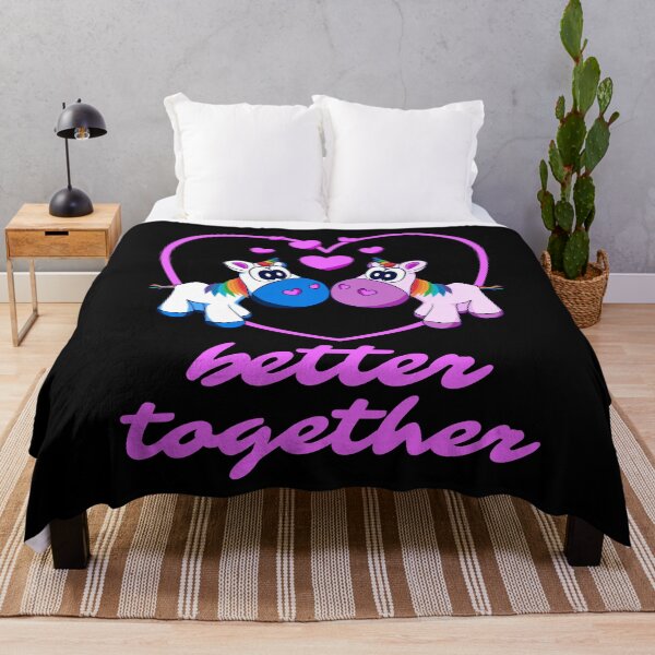 Item preview, Cartoon unicorns love valentines saying gift designed and sold by Weilichesmag.