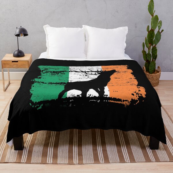 Item preview, Irish flag red deer antlers pride gift designed and sold by Weilichesmag.