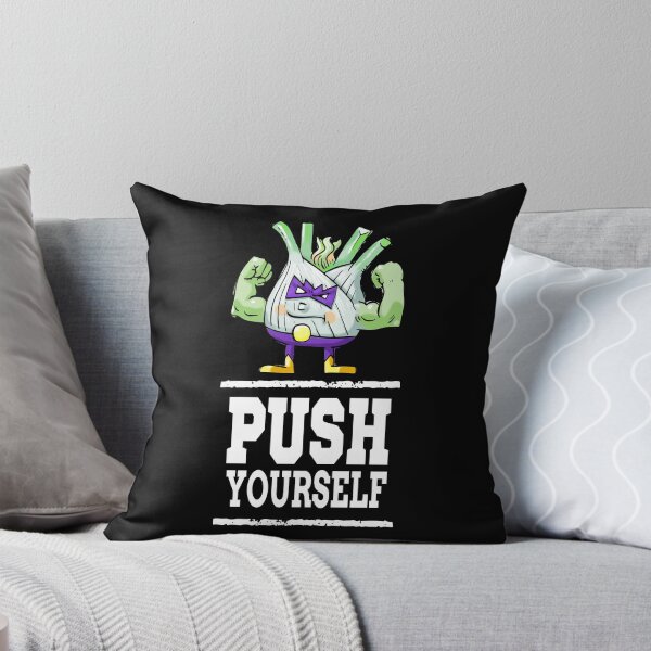 Item preview, Push Yourself Funk Up Fennel Double Bicep Bodybuilder designed and sold by ProjectX23.