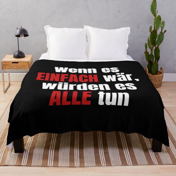 Artikelvorschau, Wenn es einfach wär... Spruch Weisheit Geschenk entworfen und verkauft von Weilichesmag.