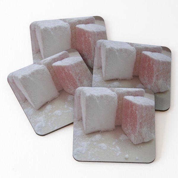 Item preview, Rose Flavored Turkish Delight Close Up designed and sold by taiche.