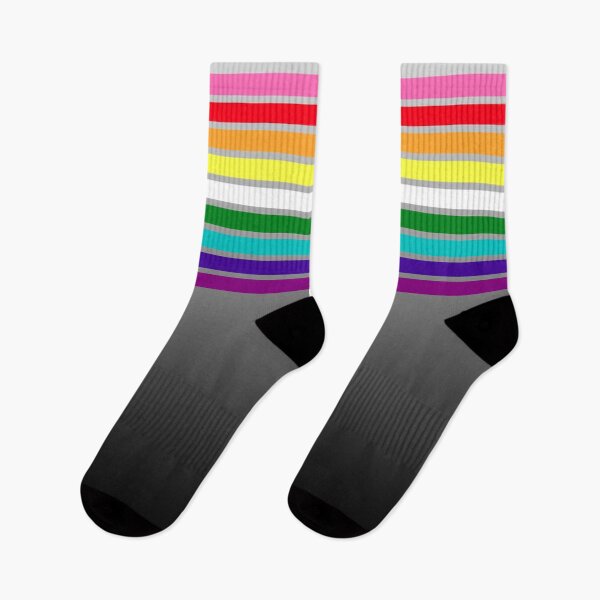 Item preview, Pride Sox - Rainbow Stripes designed and sold by CaffeineDrip.