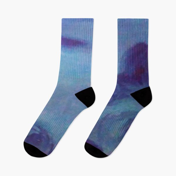 Item preview, abstract blue flowers designed and sold by TessAndre.