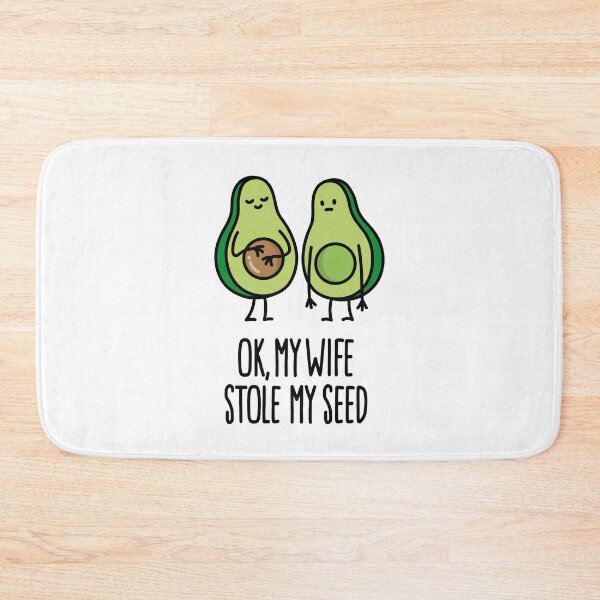 Item preview, My wife stole my seed avocado pregnant couple designed and sold by LaundryFactory.