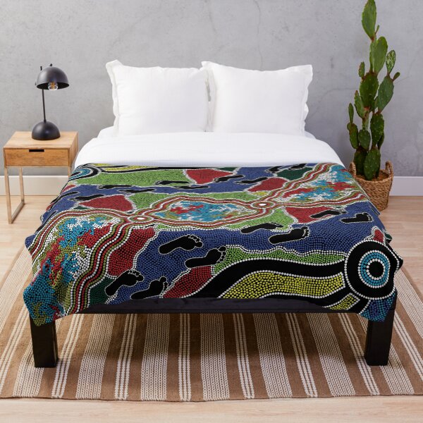 Item preview, Authentic Aboriginal Art - Walking the Land designed and sold by HogarthArts.