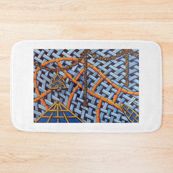 Item preview, 474 - BLUE & ORANGE CELTIC DESIGN - DAVE EDWARDS - COLOURED PENCILS - 2019 designed and sold by BLYTHART.