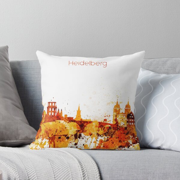 Item preview, Heidelberg Germany Red Yellow Skyline designed and sold by DimDom.