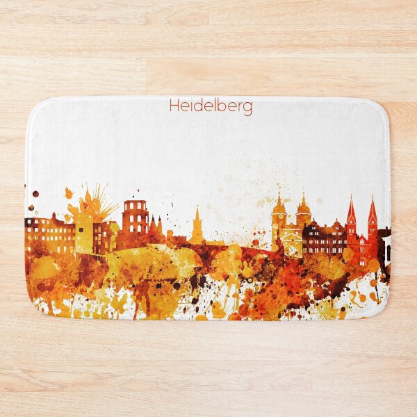 Item preview, Heidelberg Germany Red Yellow Skyline designed and sold by DimDom.