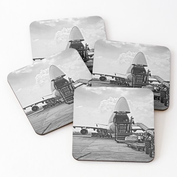 Item preview, Cargo airplane being loaded via the nose door, Boeing 747 designed and sold by ThePilotChannel.