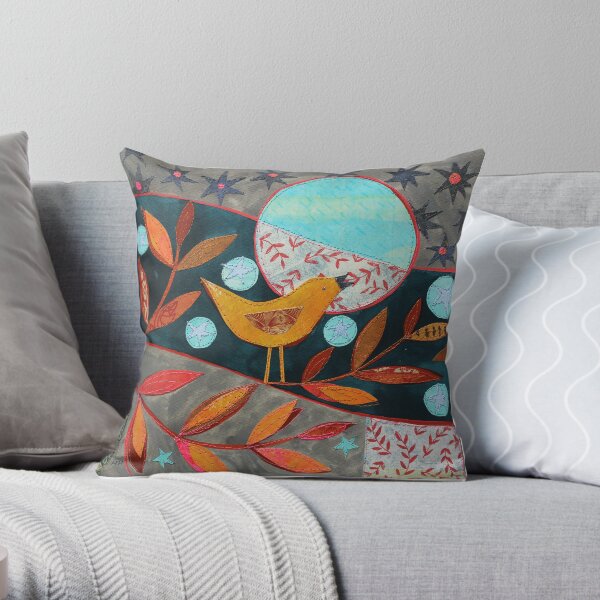 Night and Day Throw Pillow