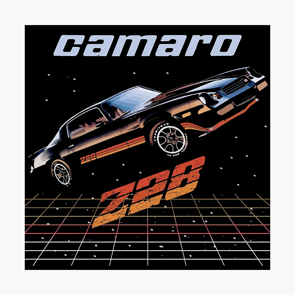 1981 Chevy Camaro Z28 Poster By Fromthe8tees Redbubble