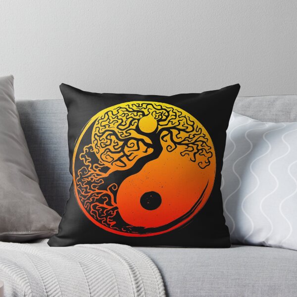 Item preview, Yin Yang Symbol Spiritual Tree Day and Night Circle  designed and sold by alenaz.