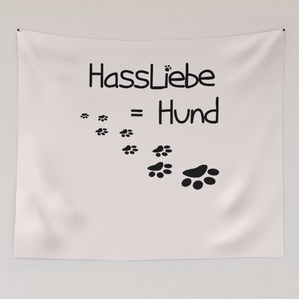 Artikelvorschau, süß Hass Liebe Hund Pfoten Abruck entworfen und verkauft von Naohiro.